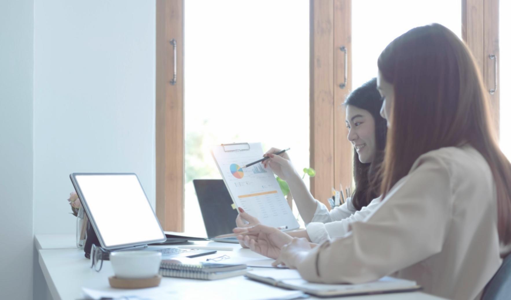 Professional consultation workspace at selantrivoxa taxation consulting office